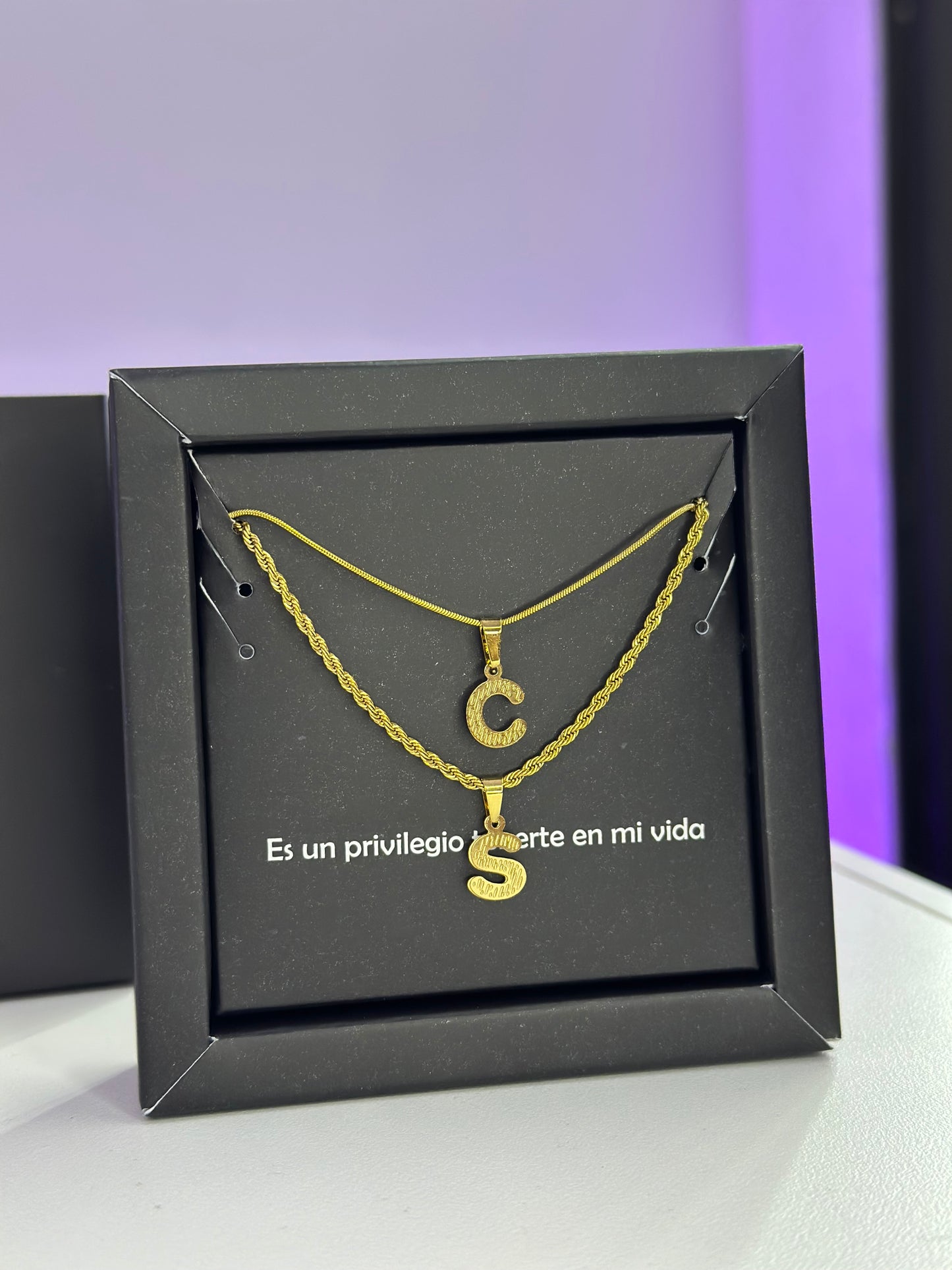 Cadenas para pareja con inicial