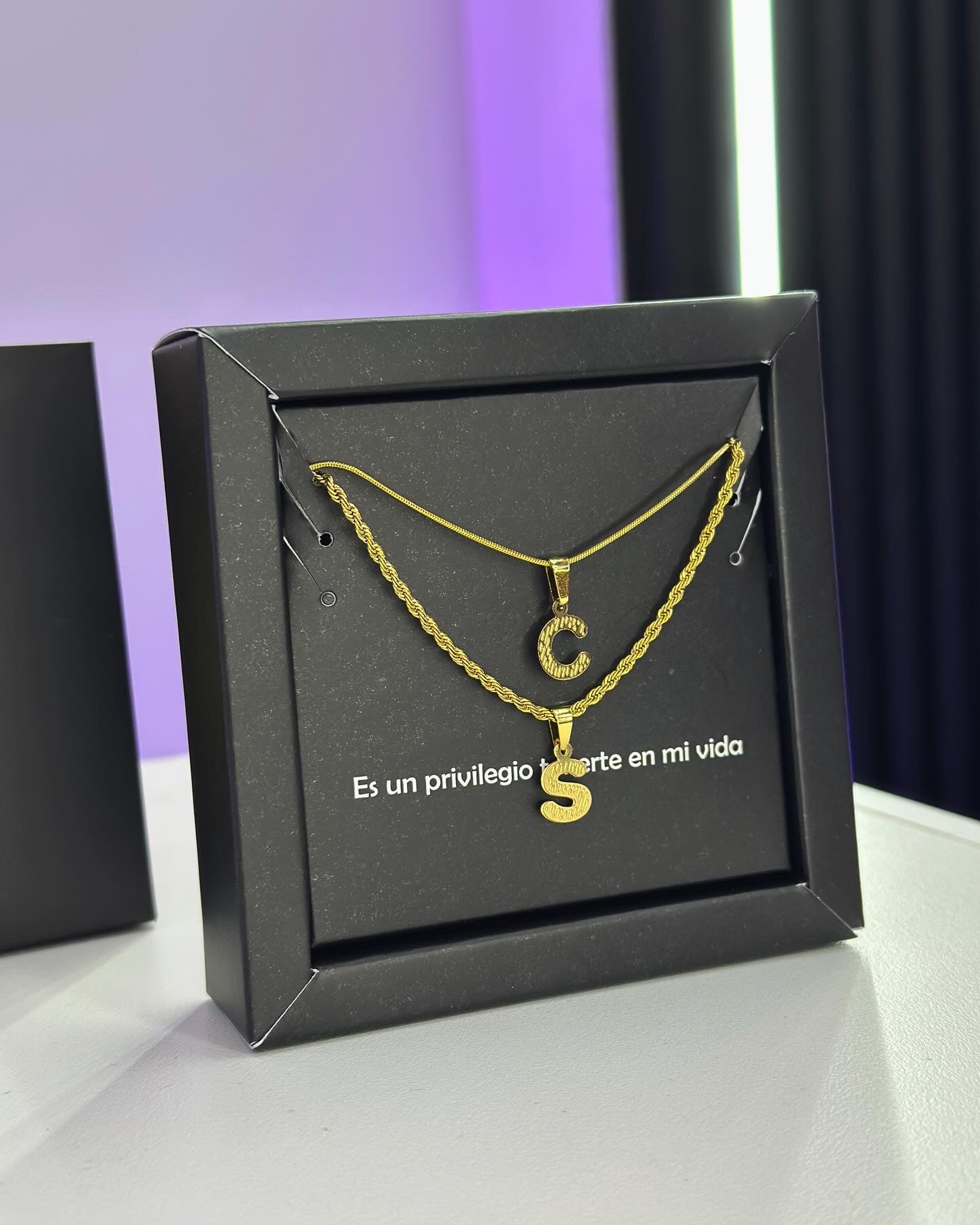 Cadenas para pareja con inicial