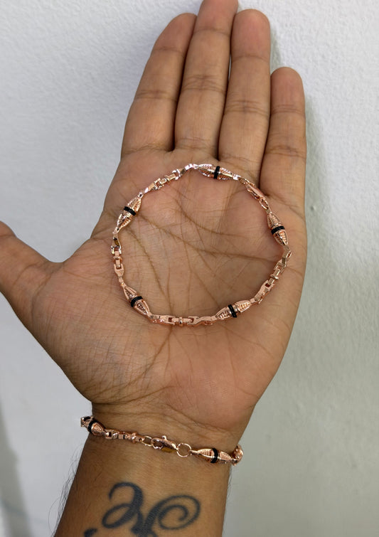 Pulseras tejido dubai para pareja
