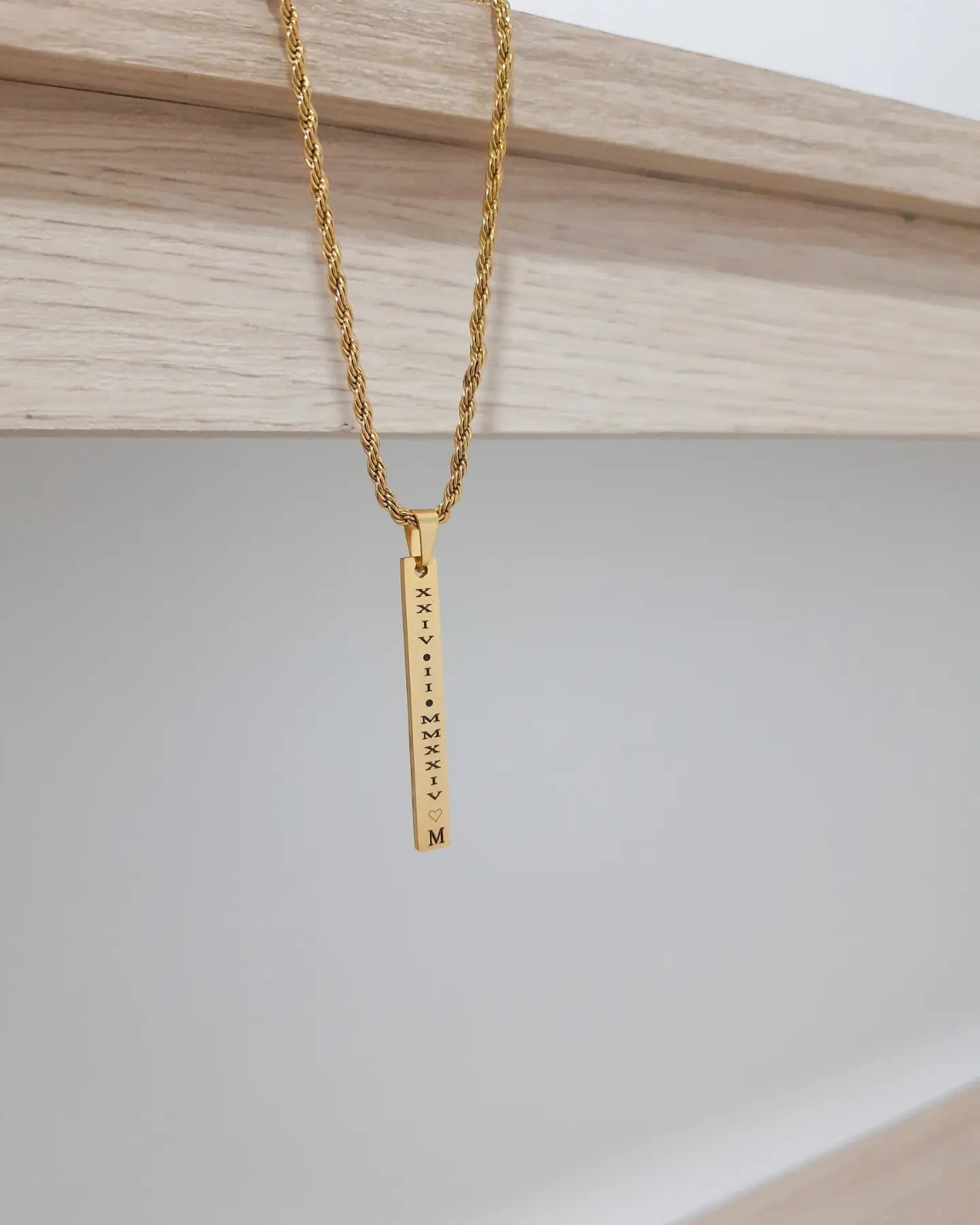 Cadena personalizada para pareja - Extravaganza accesorios
