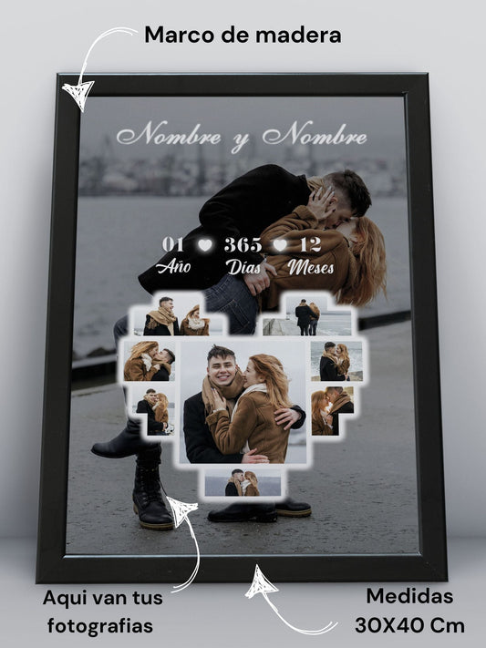 Cuadro personalizado para pareja - Extravaganza accesorios