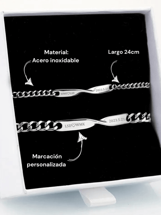 Esclavas infinito (plateado) - Extravaganza accesorios