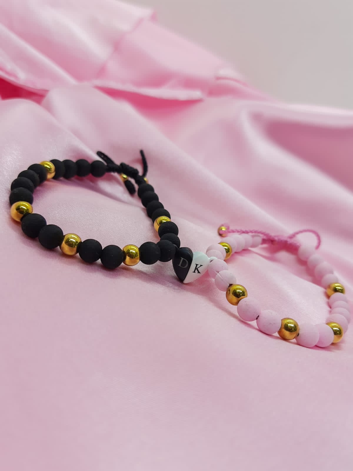 Pulsera neopreno con corazón magnético para pareja - Extravaganza accesorios