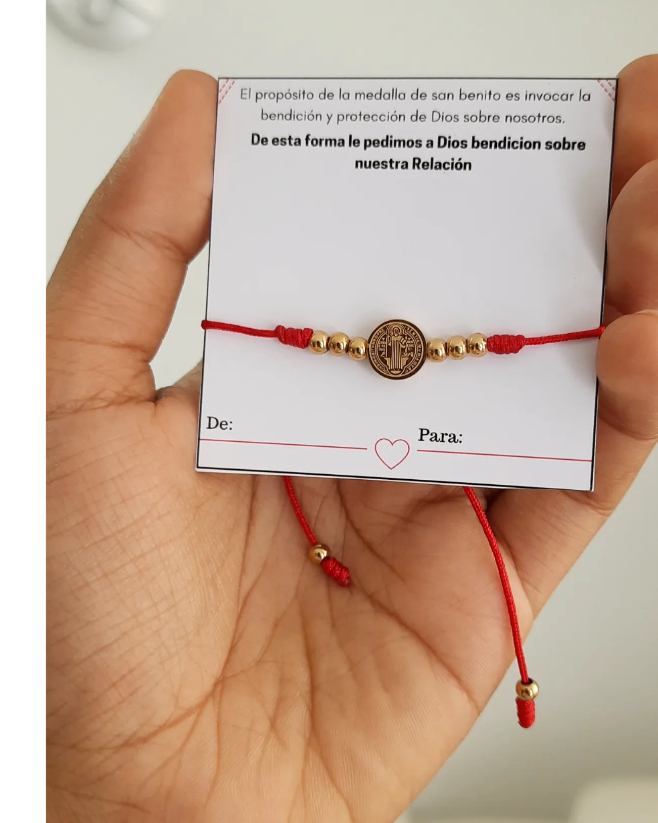Pulsera san benito (par)