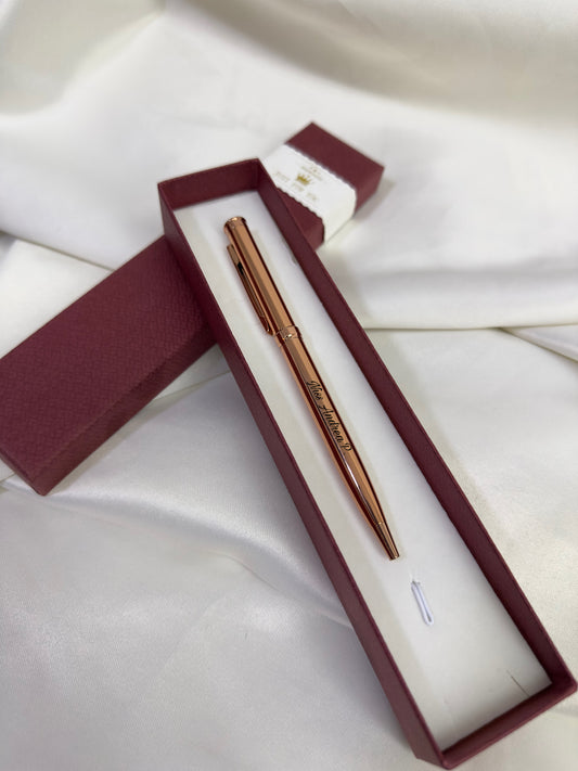 Bolígrafo personalizado (oro rosa Ámsterdam)