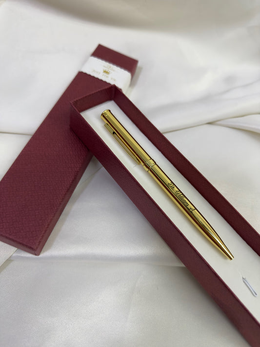 Bolígrafo personalizado (color oro Ámsterdam)