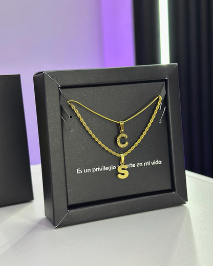 Cadenas para pareja con inicial