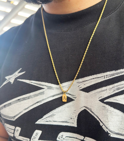 Cadena dije rectangular mini