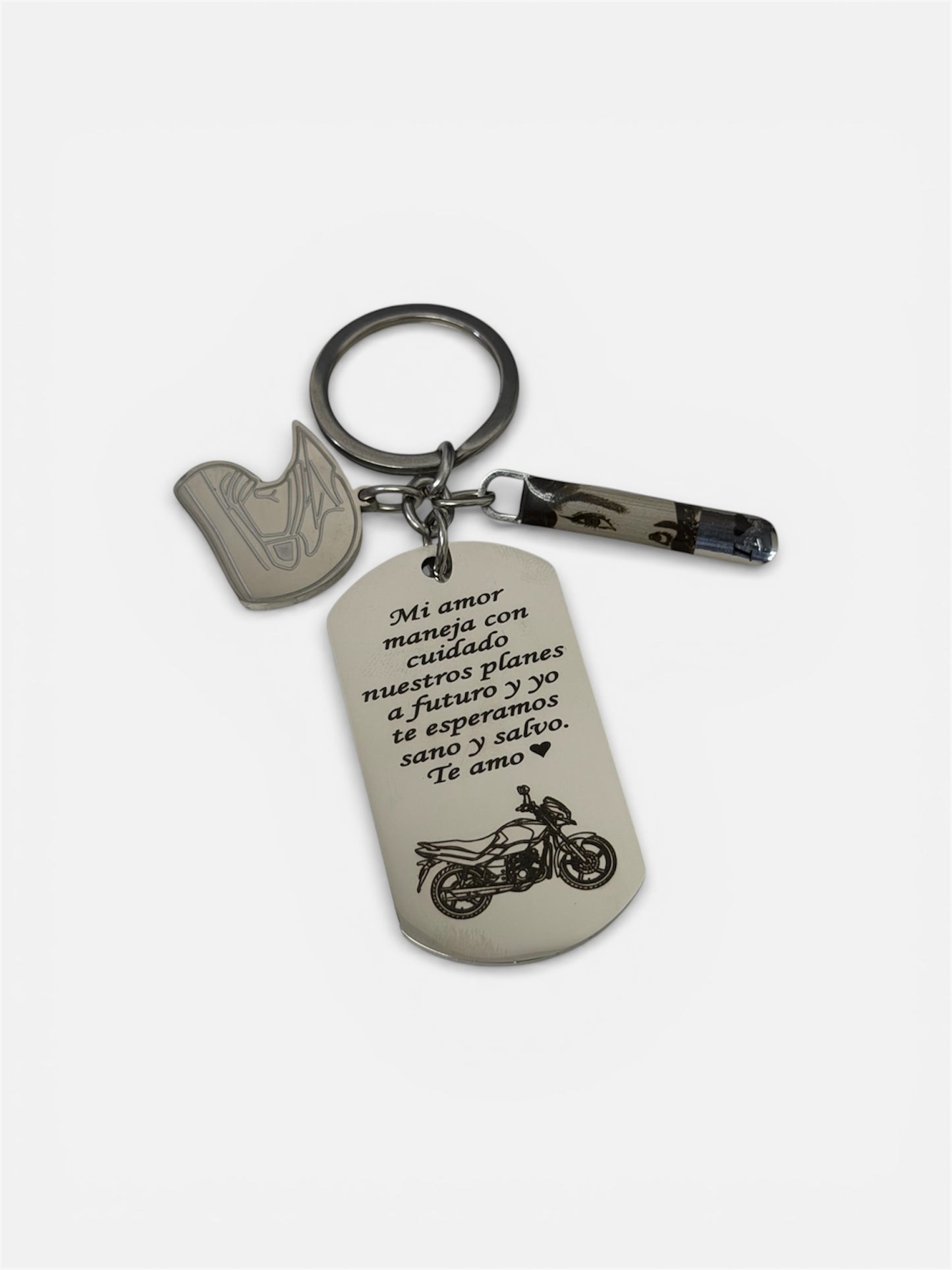 Llavero personalizado con dije de mirada