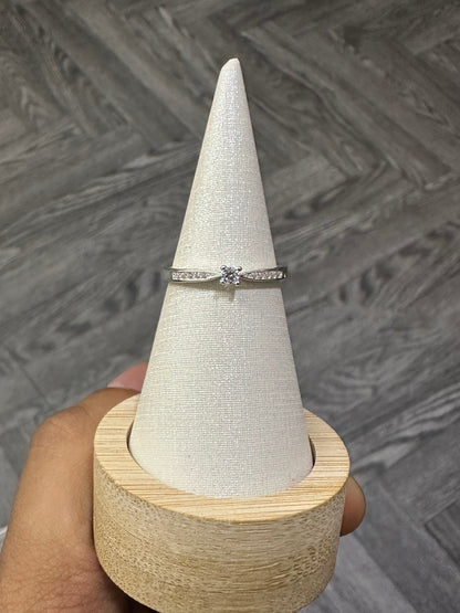Anillo promesa circon pequeño - Extravaganza accesorios