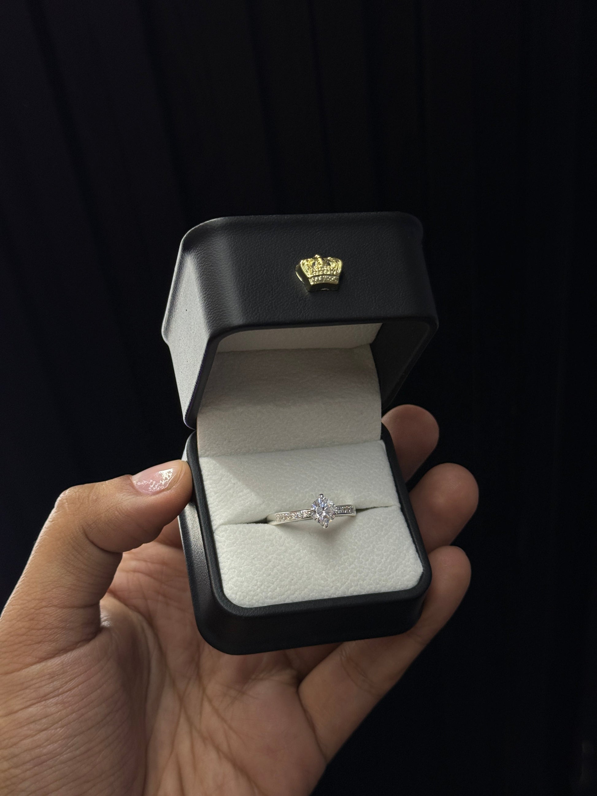 Anillo promesa con baño en plata - Extravaganza accesorios