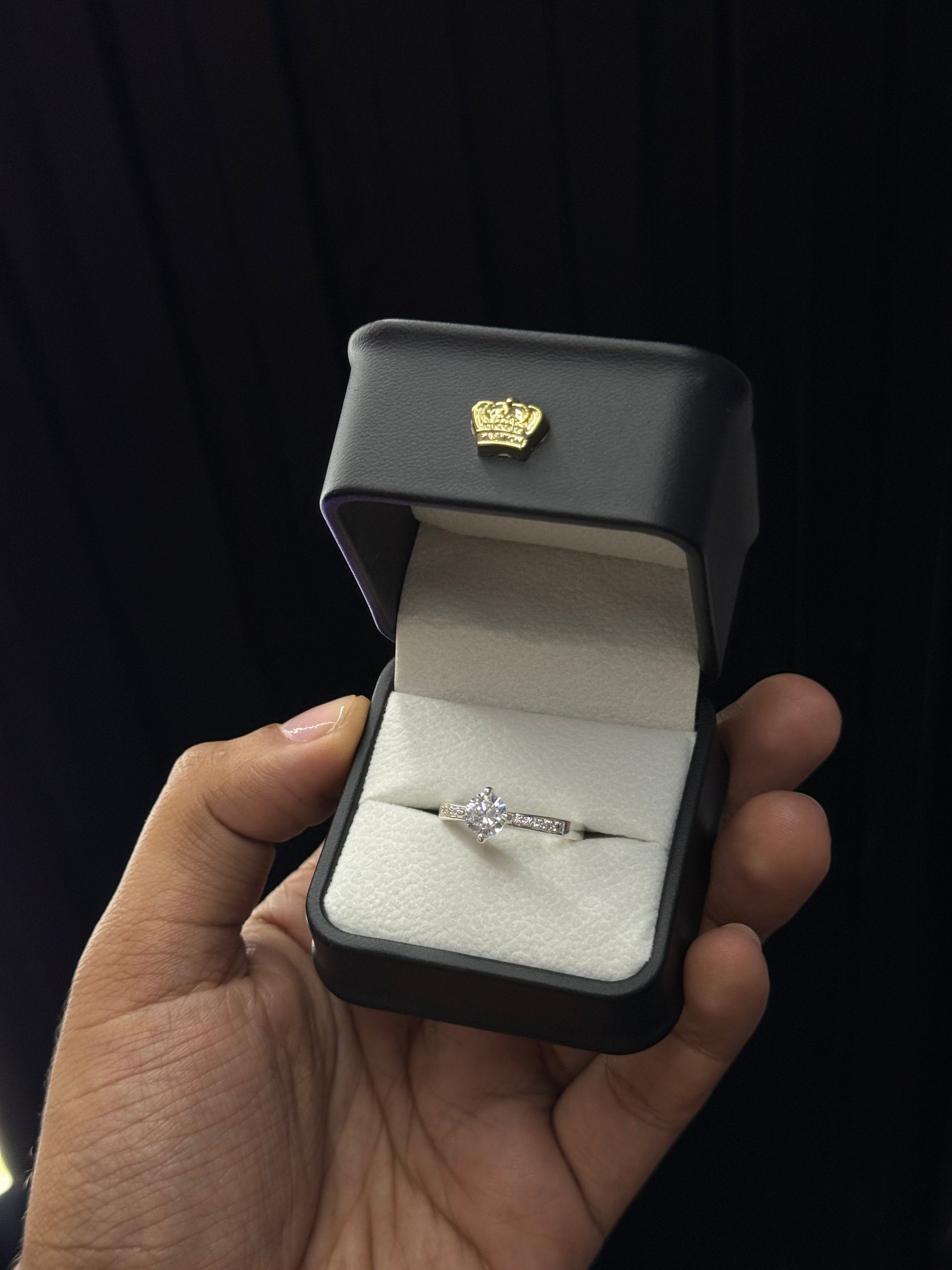 Anillo promesa con baño en plata - Extravaganza accesorios