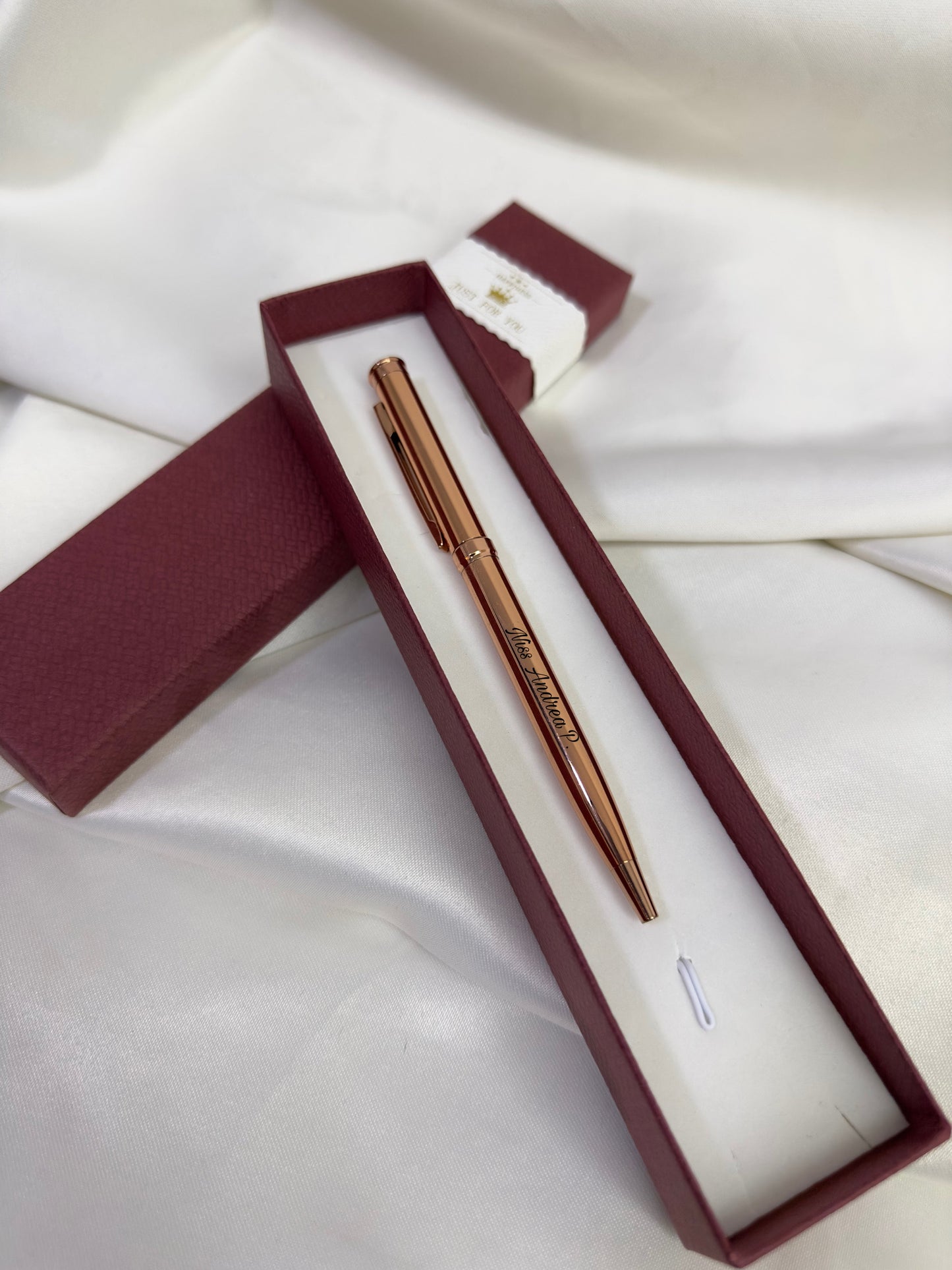 Bolígrafo personalizado (oro rosa Ámsterdam) - Extravaganza accesorios