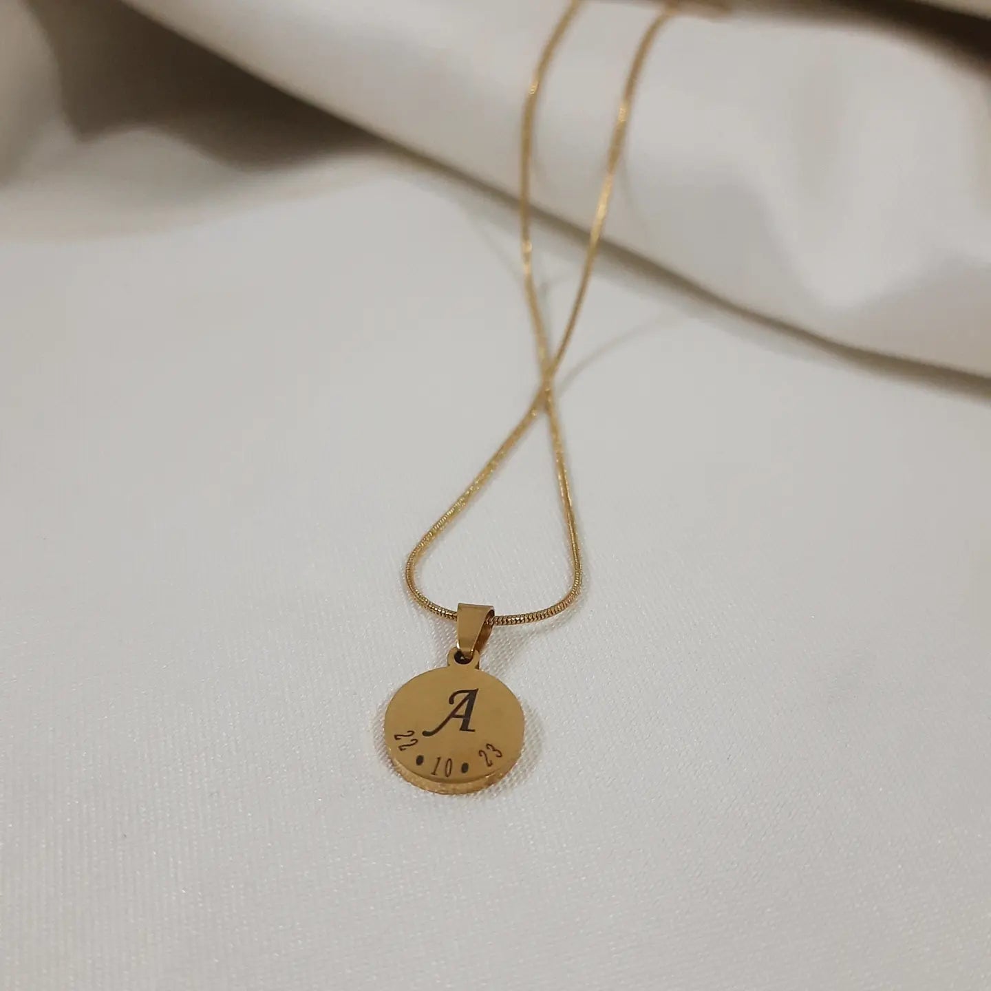 Cadena Personalizada con dije redondo - Extravaganza accesorios