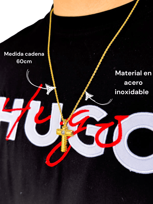 Cadena te amo en 100 idioma (cruz) - Extravaganza accesorios