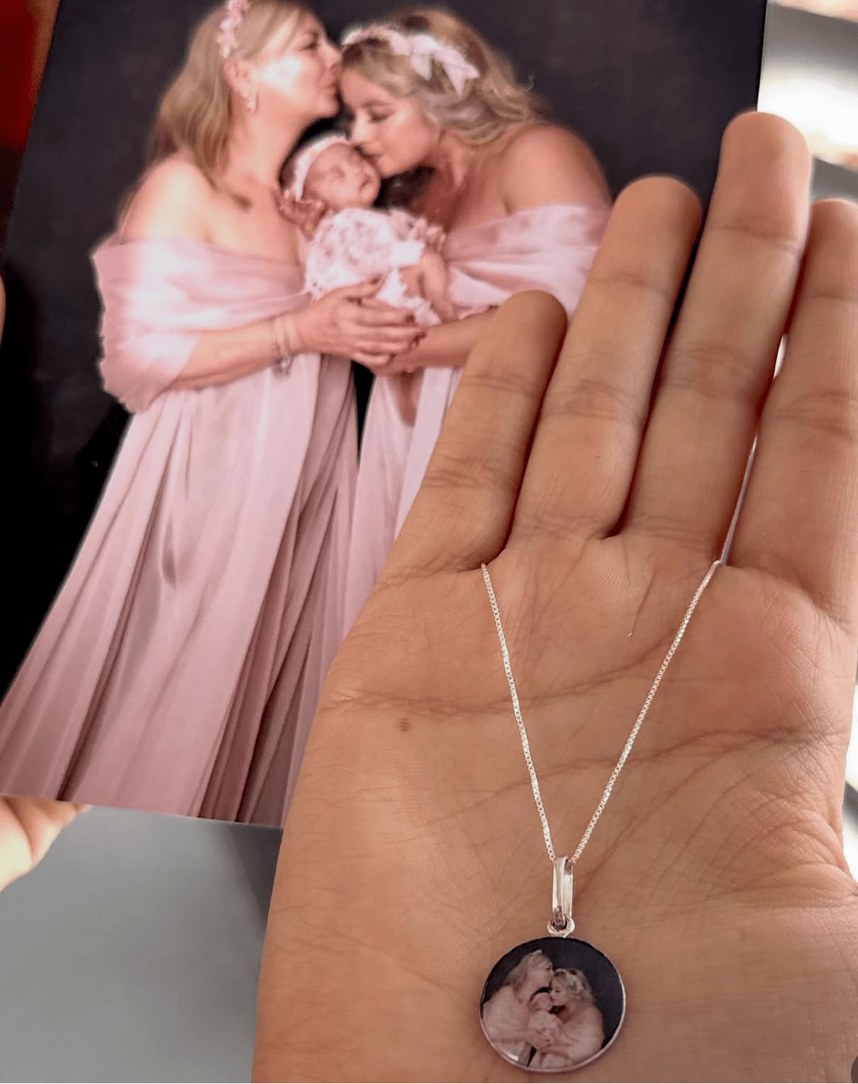 Cadena y dije en plata para dama - Extravaganza accesorios