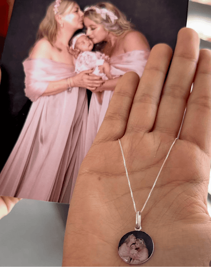 Cadena y dije en plata para dama - Extravaganza accesorios