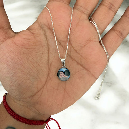 Cadena y dije en plata para dama