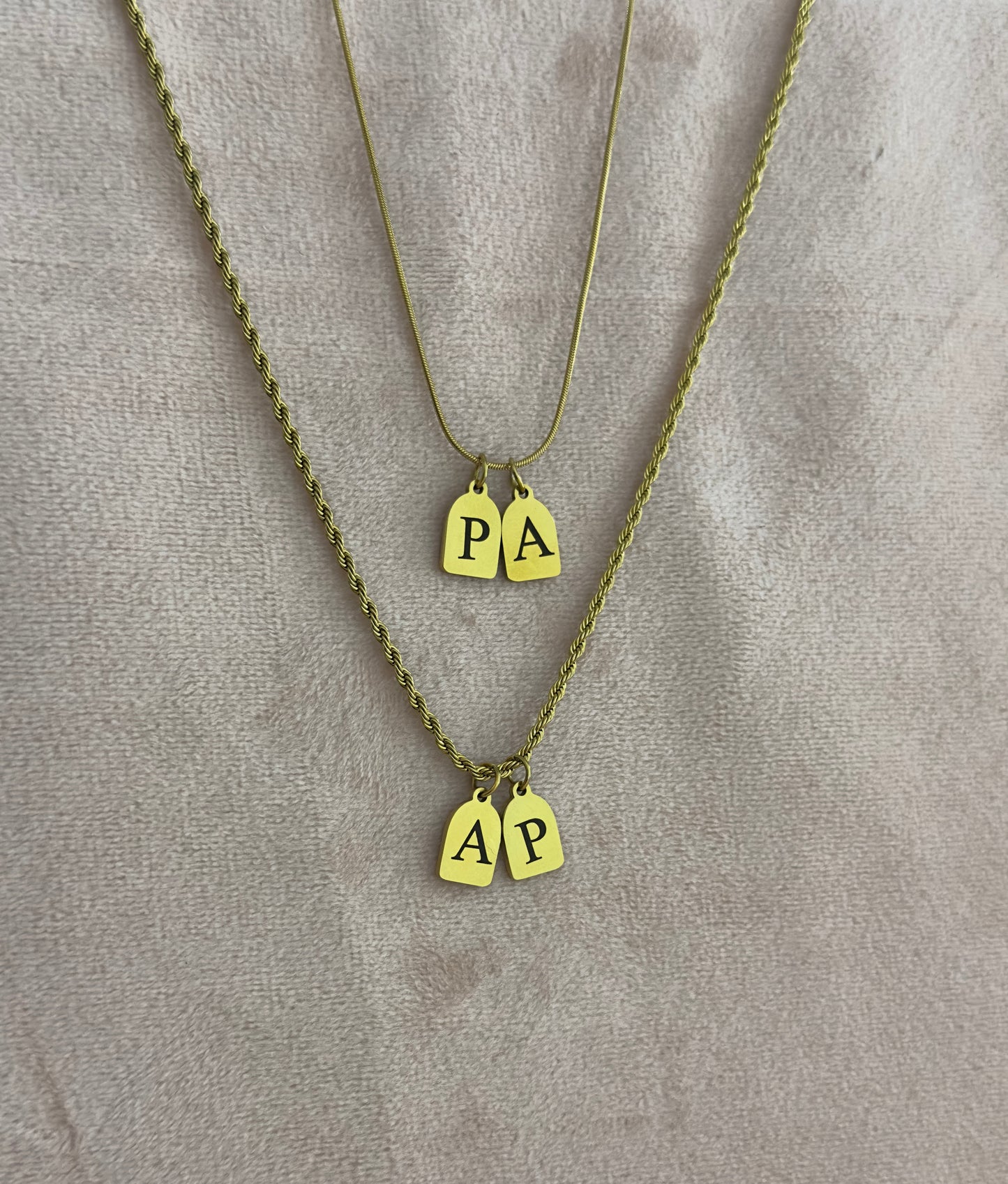 Cadenas con dije mini personalizadas - Extravaganza accesorios