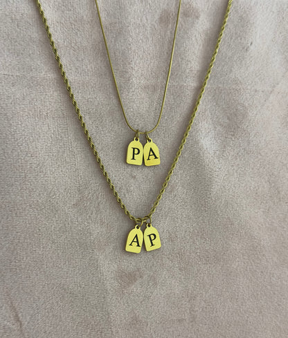 Cadenas con dije mini personalizadas - Extravaganza accesorios