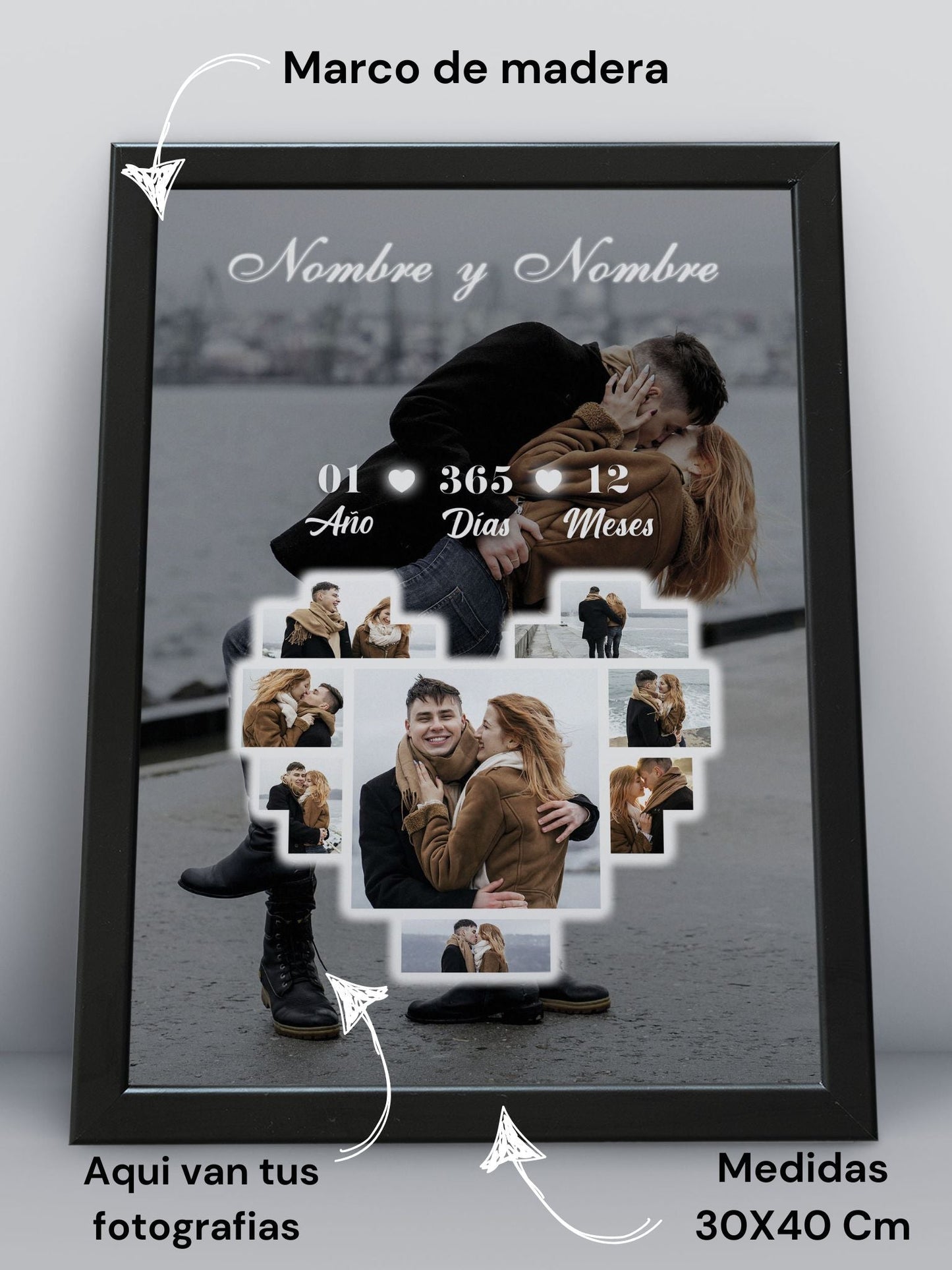Cuadro personalizado para pareja - Extravaganza accesorios