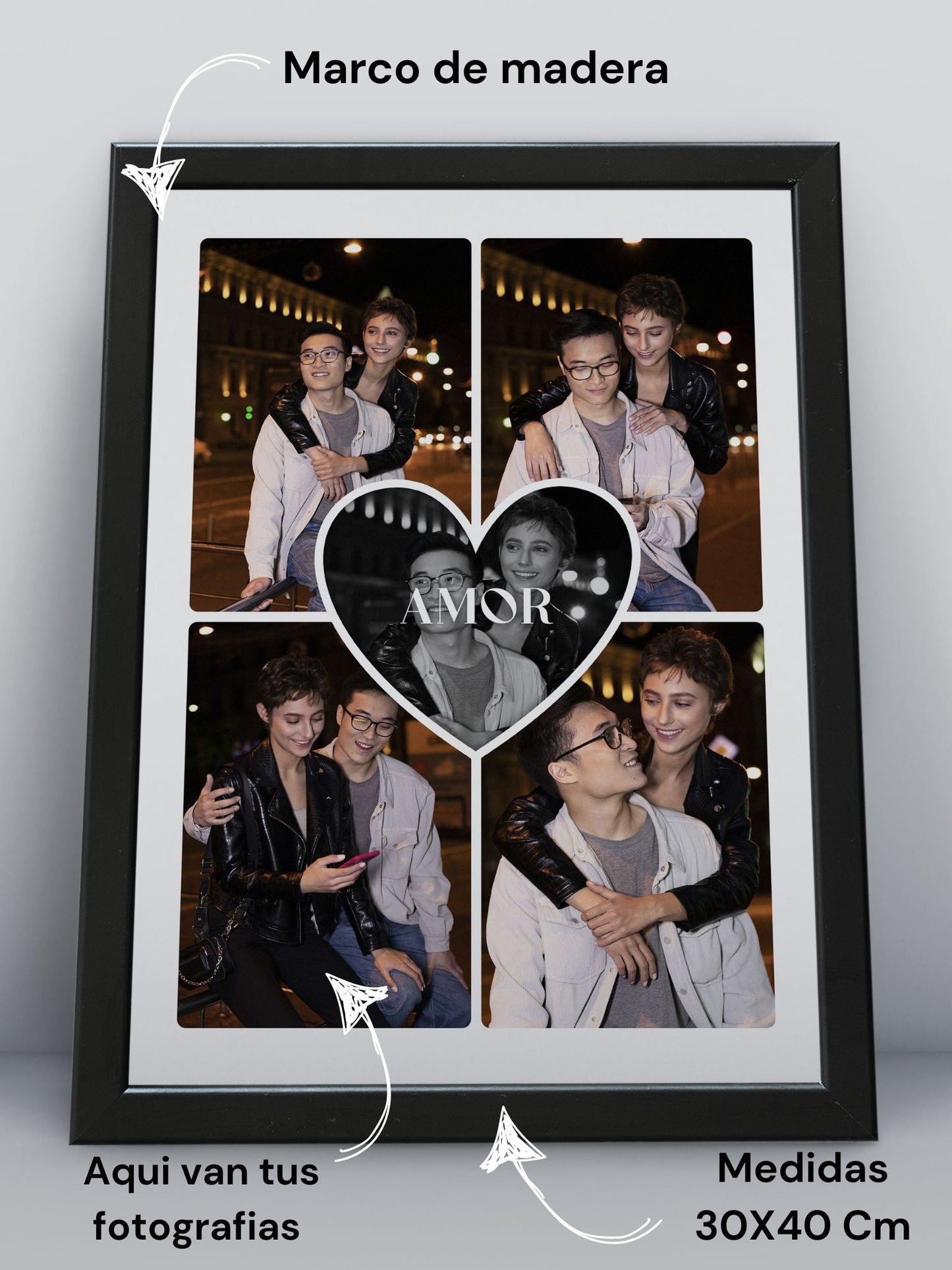 Cuadro personalizado para pareja - Extravaganza accesorios