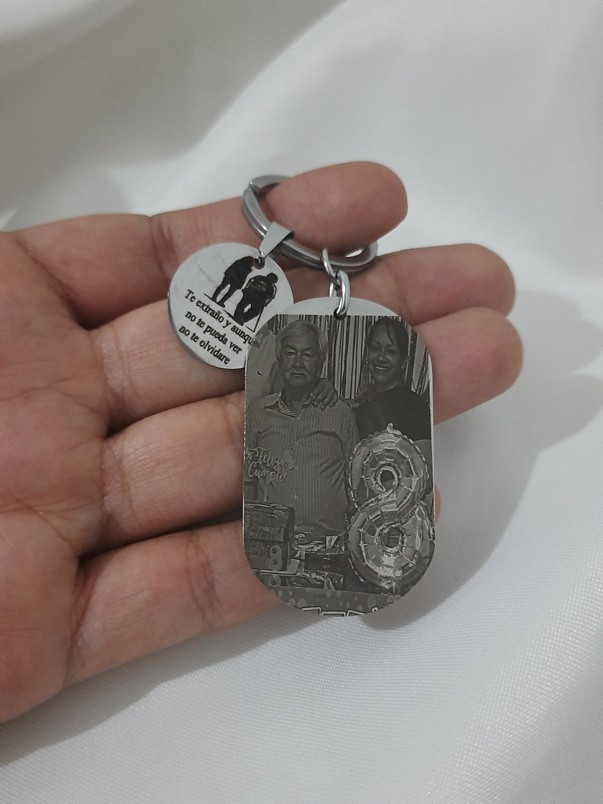 Llavero con fotograbado - Extravaganza accesorios