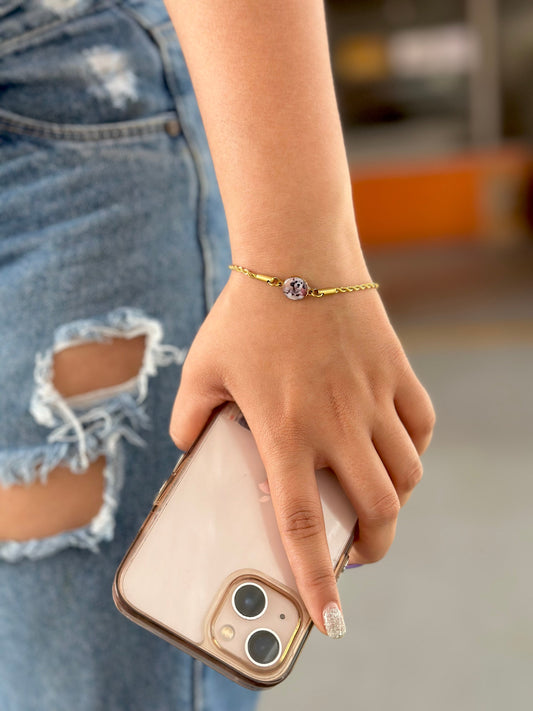 Pulsera lazo con fotografía - Extravaganza accesorios