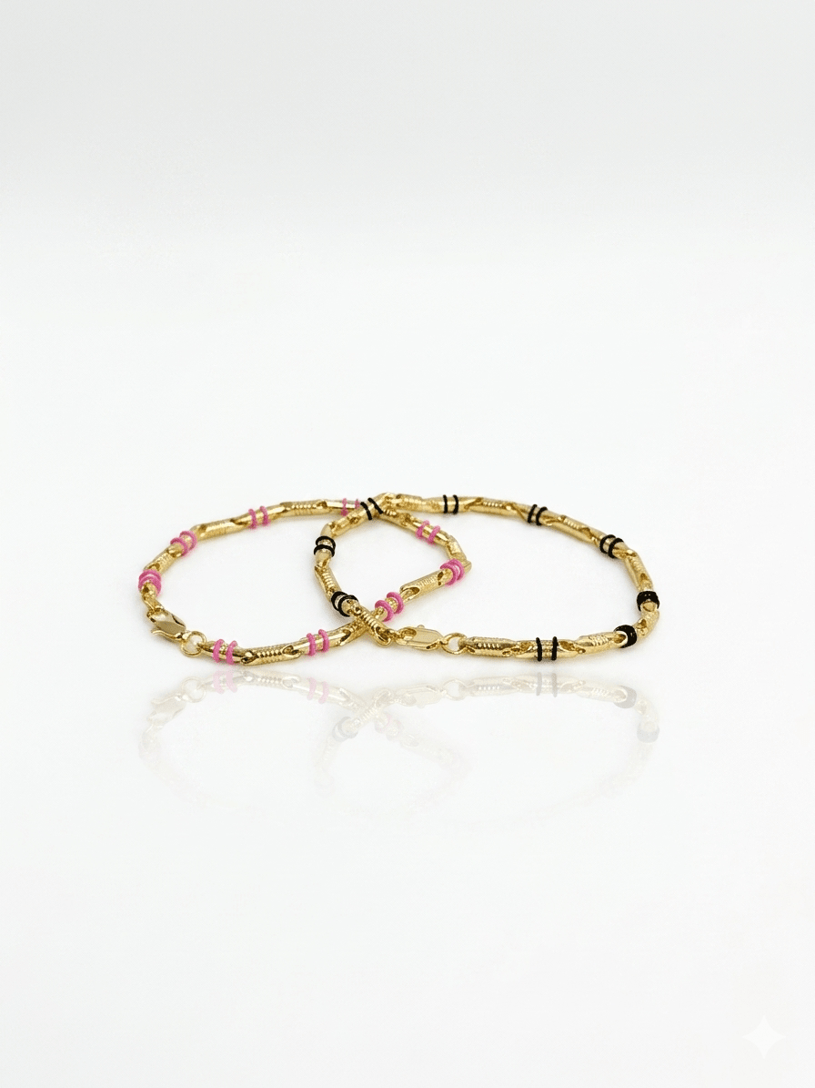 Pulseras en tejido rústico y con cauchos personalizadas - Extravaganza accesorios