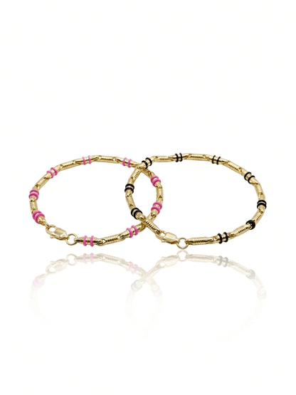 Pulseras en tejido rústico y con cauchos personalizadas - Extravaganza accesorios