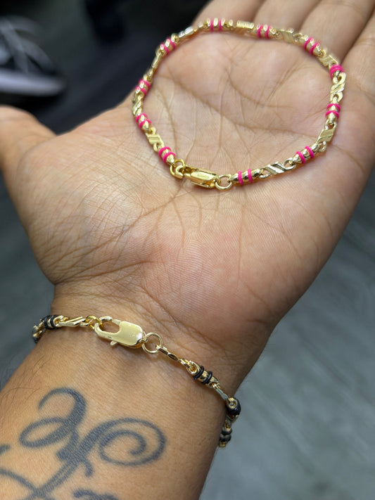Pulseras rústicas personalizada con cauchos - Extravaganza accesorios