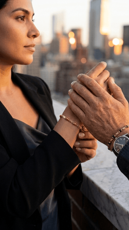 Pulseras rústicas personalizada con cauchos - Extravaganza accesorios