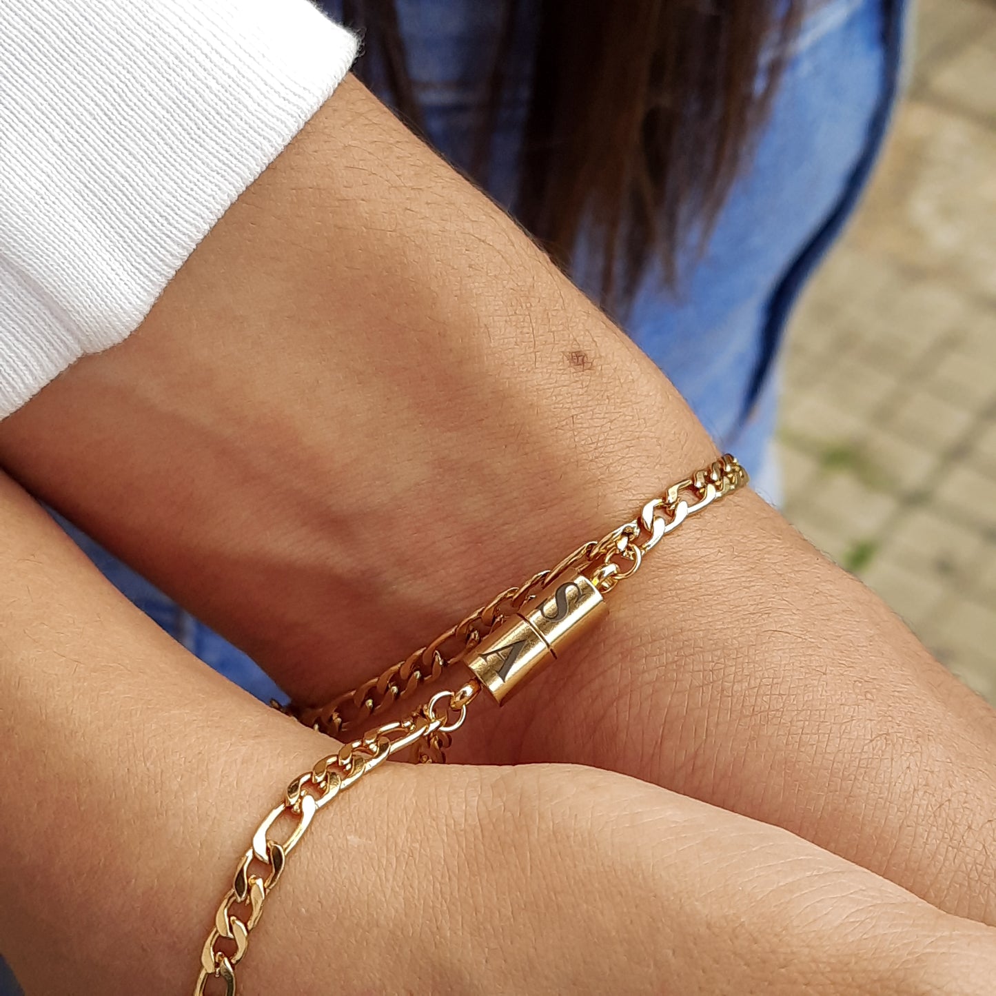 pulseras Cartier magnéticas con imán personalizado con la inicial