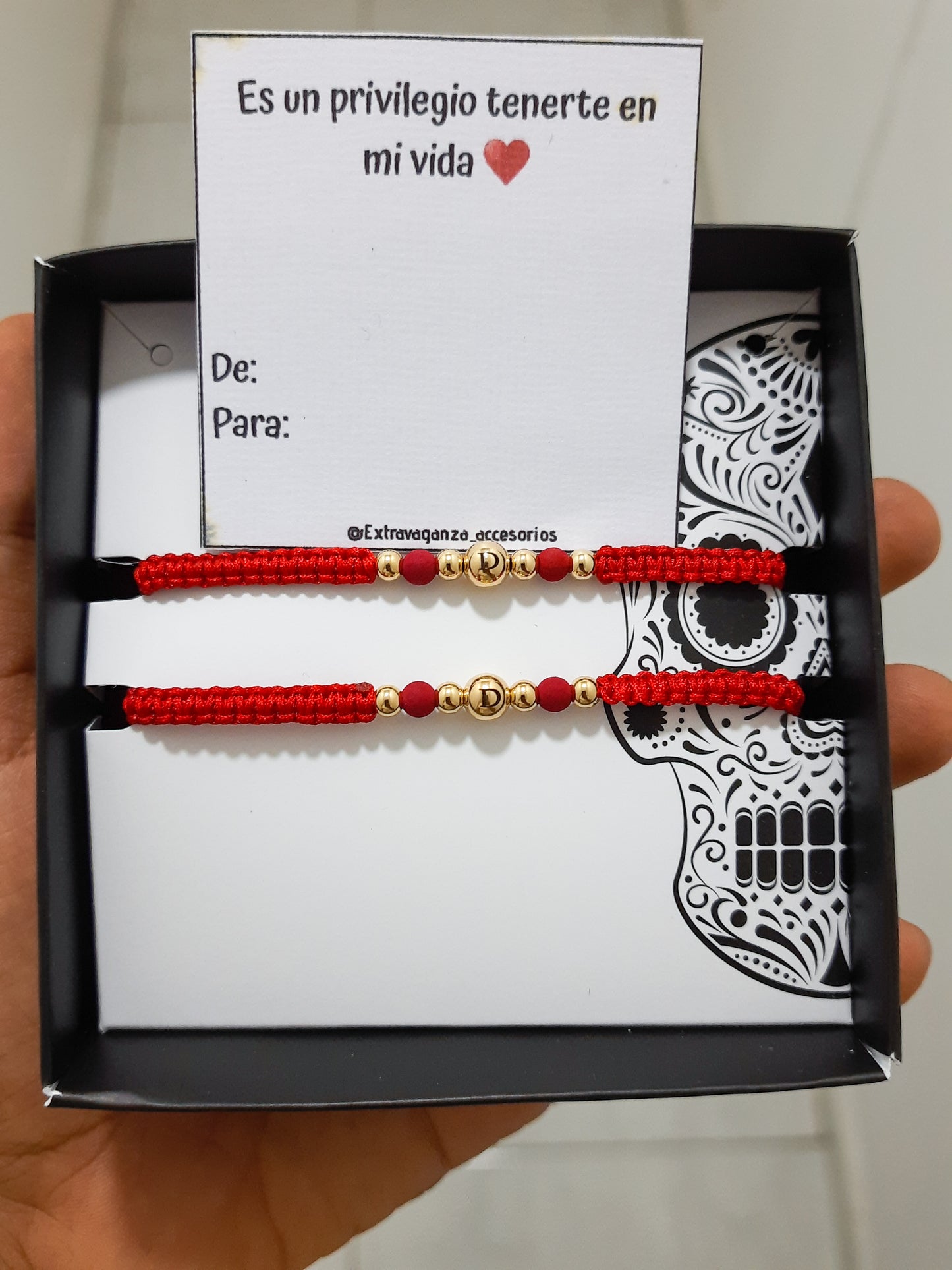 Pulseras artesanal para pareja