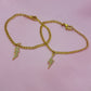 Pulseras rayo pareja