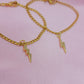 Pulseras rayo pareja