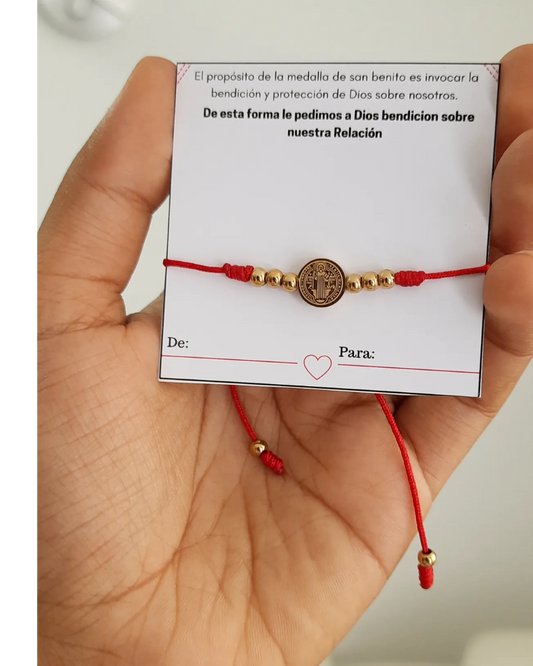 Pulsera san benito (par)